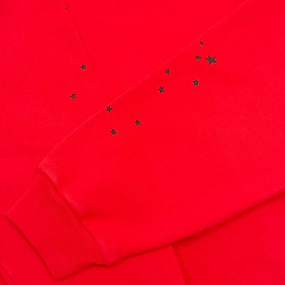 Sp5der P*NK V2 Hoodie Sweatshirt Red | Spider Worldwide - Picture 5 of 6